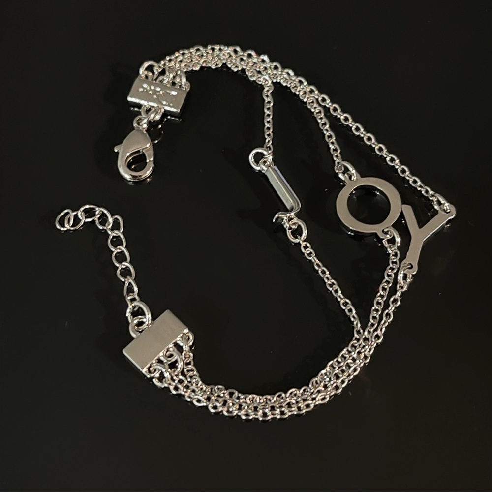**SOLD** Dior JOY silver three strands bracelet and mini size set - Picture 4 of 4